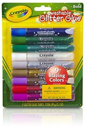 Crayola, Inc. Crayola Blizgantys klijai (9 vnt.)