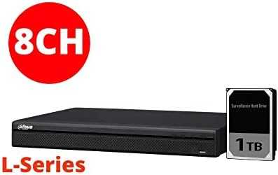 Dahua IP įrašymo įrenginys 8kam. 4K 8MP, 2HDD, IVS, H.265, 8 PoE sąsajos, 200Mbps