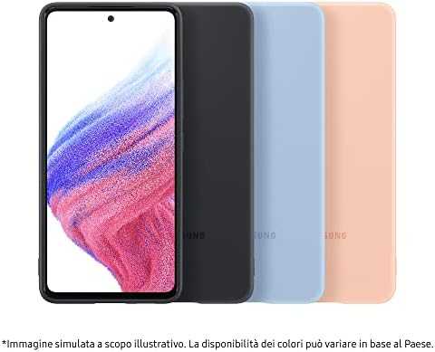 Dėklas Samsung Galaxy A53 5G silikoninis dangtelis Juodas Juodas