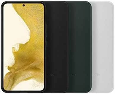 Dėklas Samsung Galaxy S22 odinis dangtelis šviesiai pilkas