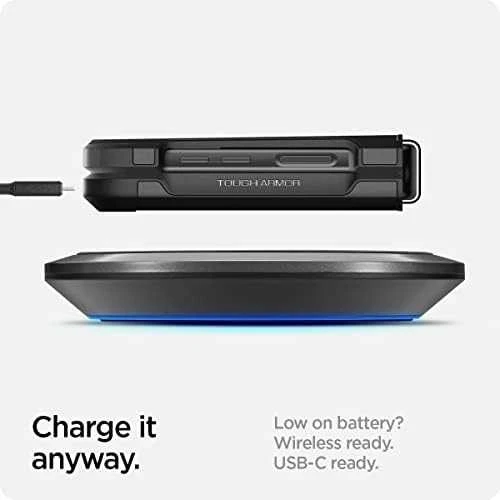 Dėklas Spigen TOUGH ARMOR GALAXY SU FLIP 4 Juodas