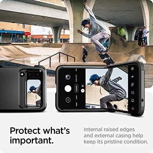 Dėklas Spigen TOUGH ARMOR GALAXY SU FLIP 4 Juodas
