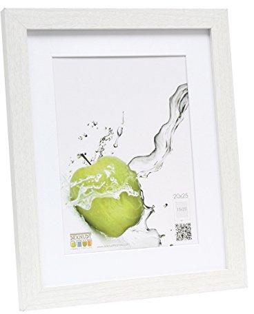 Nuotraukų rėmelis Deknudt S66KF1 P1 18x24 Mediena balta w. Passepartout