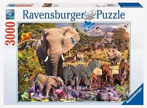 Ravensburger Dėlionė 3000 vnt. - Afrikos gyvūnai