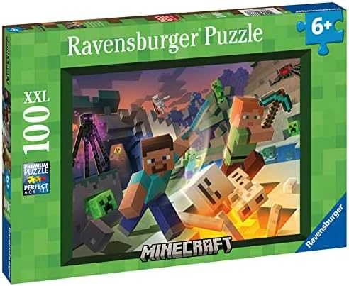 Ravensburger XXL Dėlionė 100 vnt. - Minecraft