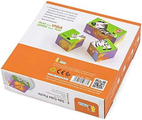 ''Zoo Puzzle Viga Toys'' medinis galvosūkis