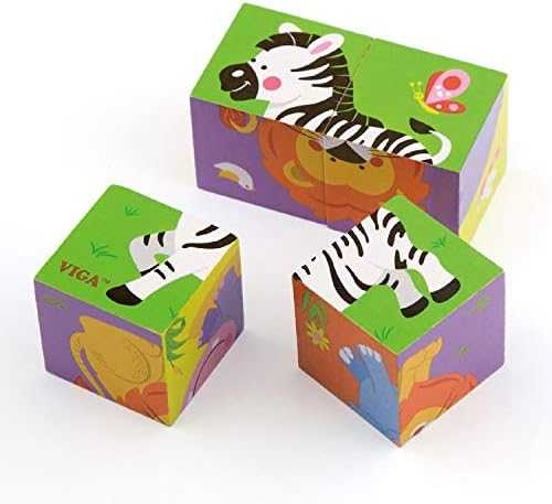''Zoo Puzzle Viga Toys'' medinis galvosūkis