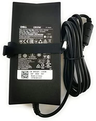 Dell kintamosios srovės adapteris, 130 W, 19,5 V, 3 kontaktų, 7,4 mm, C6 maitinimo laidas, 2 versija