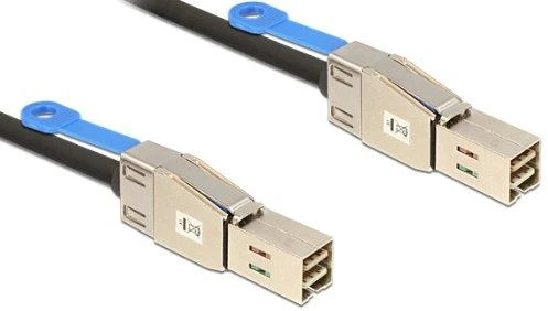 Delock SFF 8644 - SFF 8644, 1m, Juodas (83394)