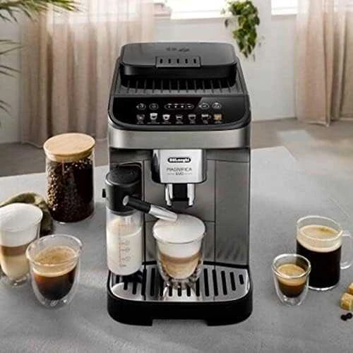 Kavos aparatas Espressomachine DeLonghi Magnifica EVO,titanium/juodas