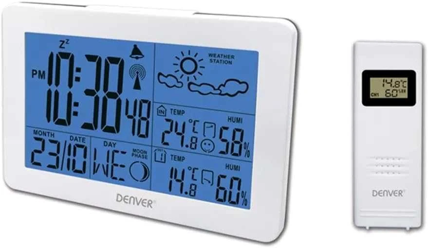 Denver WS-530BLACK skaitmeninė oro stotelė Juoda Baterija