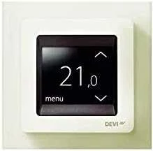 Devi elektroninis termostatas DEVIreg Touch 230V 16A 5-35 ° C IP21 sniegas (140F1071)