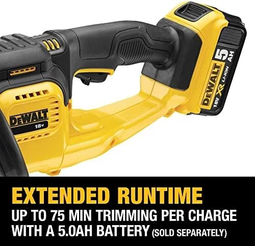 Akumuliatorinės gyvatvorių žirklės DeWALT DCM563PB-XJ (be akumuliatoriaus ir kroviklio)