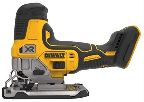 DEWALT akumuliatorinis siaurapjūklis DCS335NT 18V be akumuliatoriaus ir kroviklio su lagaminu TSTAK