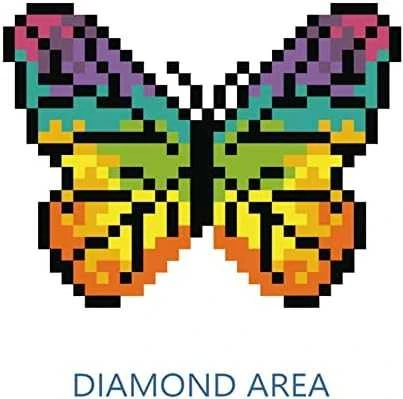Diamond Dotz drugelis, pikselinė grafika