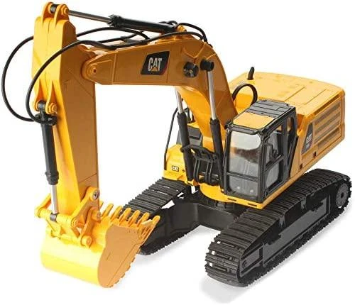 Carrera Nuotoliniu būdu valdoma žaislinė ekskavatorius Caterpillar geltonas