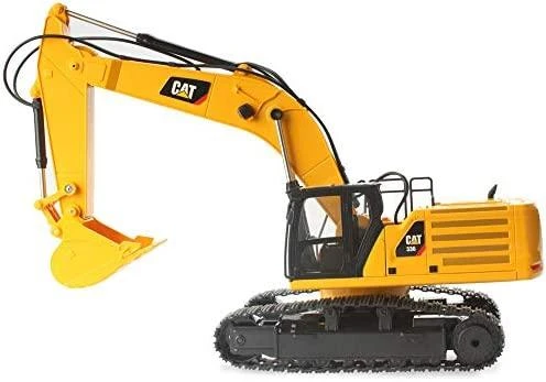 Carrera Nuotoliniu būdu valdoma žaislinė ekskavatorius Caterpillar geltonas
