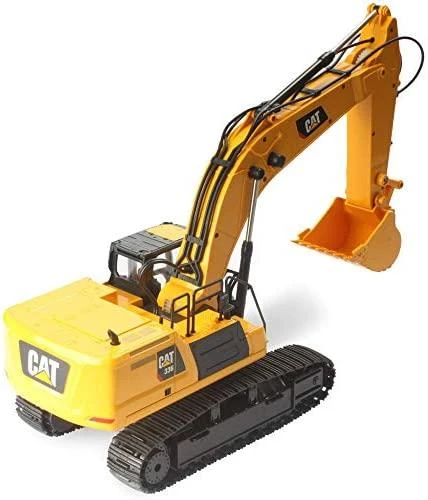 Carrera Nuotoliniu būdu valdoma žaislinė ekskavatorius Caterpillar geltonas
