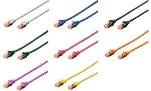 Assmann Electronic DIGITUS patch cable SFTP/PIMF CAT6 15m 4x2AWG 26/7 2xRJ45 pilkas