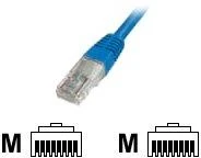 Digitus Patch cord kat.5e UTP, CU, AWG 26/7 0,5m Mėlyna