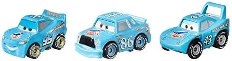Mattel CARS 3 automodelių rinkinys Mini Lenktynininkai, 3vnt., GKG01