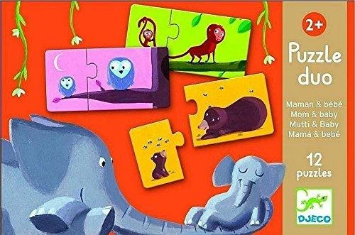DJECO dėlionė Mama ir mažylis, DJ08157 ( DJ08157 )