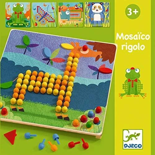 Djeco Lavinamasis žaislas - Mozaika - Mosaico Rigolo ( DJ08136 )