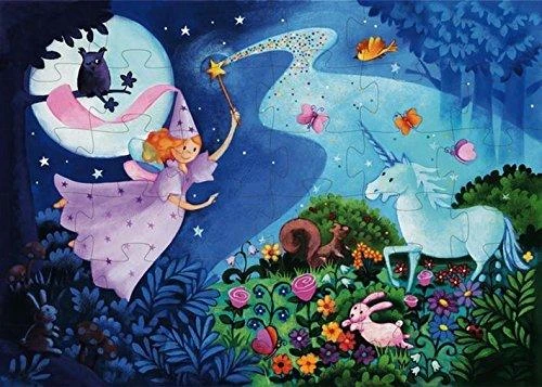 Djeco Siluetų dėlionė - Fėja (36 detalių) ( DJ07225 )