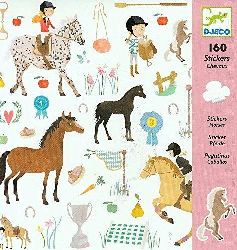 Djeco Lipdukai - 160 lipdukų - Žirgai ( DJ08881 )