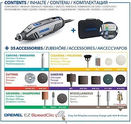 Dremel daugiafunkcinis įrankis 4250-35 su 35 priedais