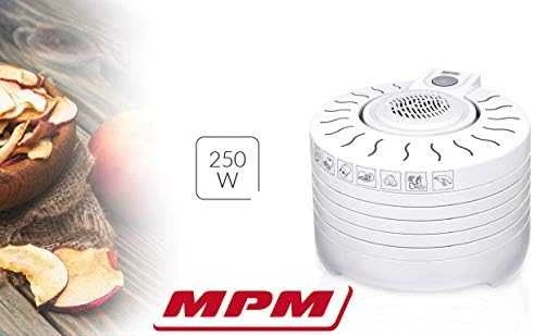 Vaisių/grybų džiovyklė MPM MSG-01, Baltos spalvos