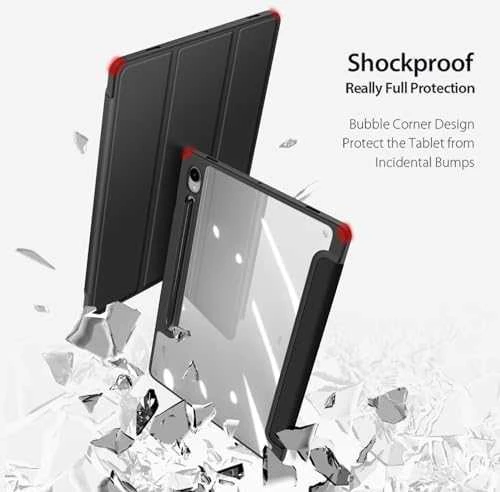 Dėklas Dux Ducis Toby Samsung X520/X526 Tab S10 FE/X710/X716 Tab S9/X510/X516 Tab S9 FE juodas