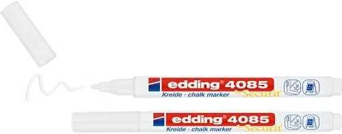 Edding Marker kredowy e-4085 EDDING, 1-2 mm, blister, 2 vnt., balta