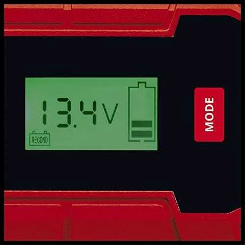 Akumuliatorių Įkroviklis - Einhell CE-BC 4 M 12V 4A LCD Raudonas