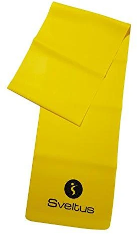 Sveltus Juosta mankštai LATEX BAND (lengva) 120cm yellow