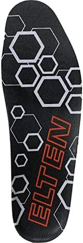 Batai ELTEN Maddox Boa Low ESD S3 SRC, juodi/raudoni 43