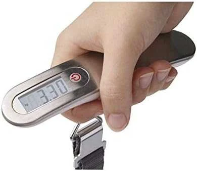 Virtuvinės svarstyklės Emos Svarstyklės rankinės pakabinamos iki 50kg