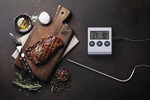 Emos Skaitmeninis maisto termometras su zondu ir laikmačiu (99 min 59 sek)