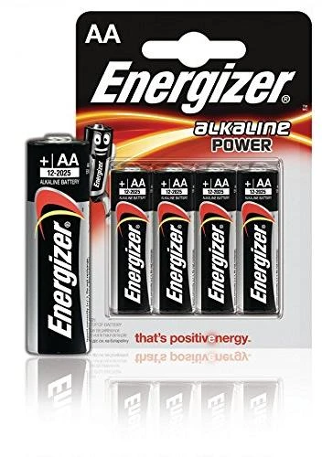 Energizer AA baterijų pakuotė, 4 vnt.