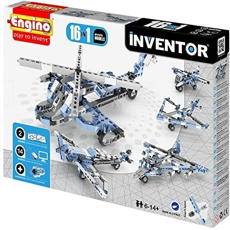 Engino Inventor Konstruktorius „Lėktuvai“ (16 modelių)
