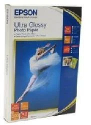 „Epson Ultra Glossy“ fotopopierius, 100 x 150 mm, 300g/m², 50 lapų