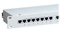 Komutacinė panelė Equip 19'' 16 port 1U cat.6 ekranuota Pilka