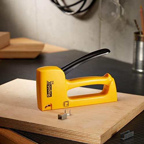 Esselte Kabių pistoletas R13E 4-10mm geltonas Nr 13 kabės HANDY, Rapid