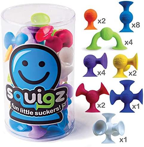 Fat Brain Toys FAT BRAINS lipšniukai Squigz pradedančiojo rinkinys, FA088-1
