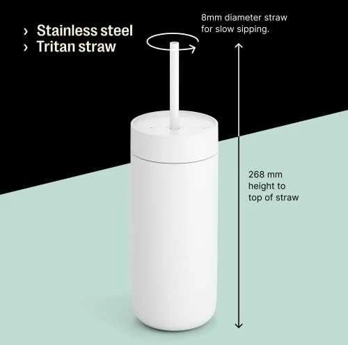 Stiklinė „Tumbler Fellow Carter Cold Matte Baltas“