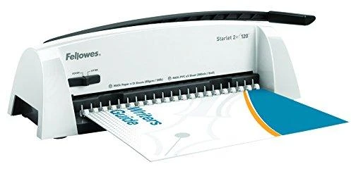 Fellowes Starlet 2+ įrišimo aparatas su įstatytais dokumentais
