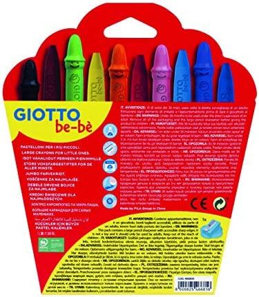 Giotto Vaškinės kreidelės Fila su drožtukas BE-BE, 10 sp.