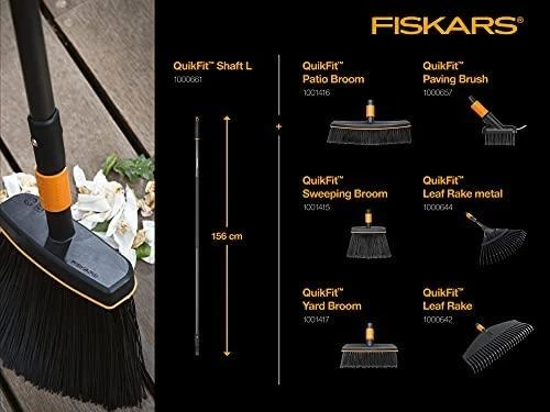  FISKARS Grėblys lapų didelis QuikFit (1000642) 