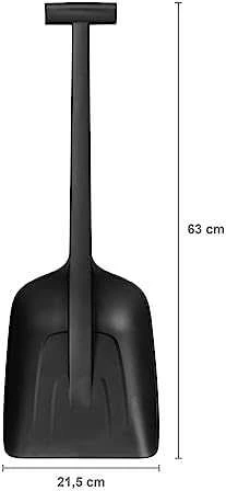 Fiskars sniego kastuvas automobiliui Solid, juodas