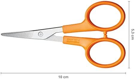 FISKARS Classic lenktos žirklės manikiūrui, 10 cm (1000813)